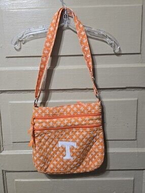 Vera Bradley Tennessee Volunteers Triple Zip Hipster Crossbody Embroidered Bag
